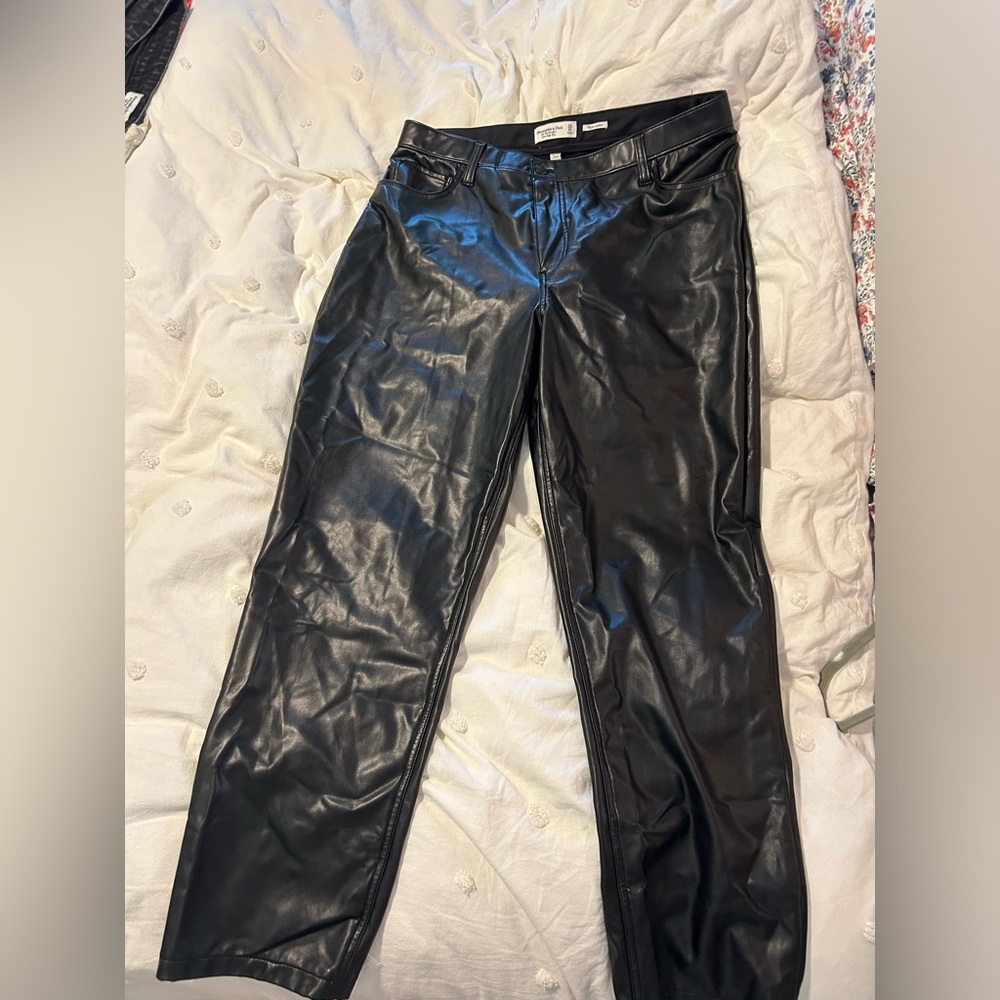 Abercrombie Curve Love Vegan Leather pants